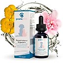 Prana Pets Respiratory Support for Asthma, Allergies & Respiratory Infections Liquid Supplement for Cats & Dogs, 2-fl oz bottle