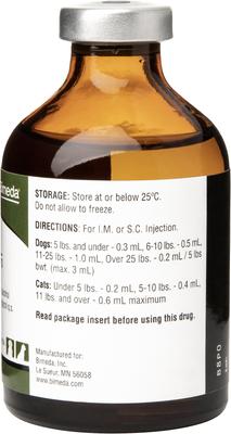 Show full view: Praziquantel (Generic) Injectable Solution for Dogs & Cats, 50-mL vial slide 3 of 5
