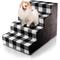 Show in main carousel: Precious Tails 4-Step Dog & Cat Stairs, Black White slide 1 of 10