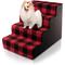 Show in main carousel: Precious Tails 4-Step Dog & Cat Stairs, Red Black slide 1 of 10