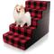 Show in main carousel: Precious Tails 5-Step Dog & Cat Stairs, Red Black slide 1 of 9