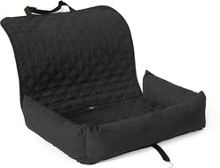 Precious Tails Bolster Car Dog & Cat Seat Cover, Black