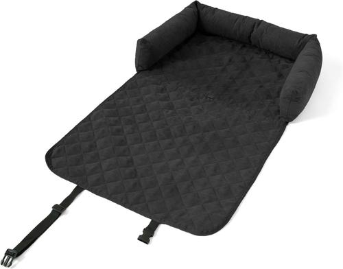 Show full view: Precious Tails Bolster Car Dog & Cat Seat Cover, Black slide 3 of 9