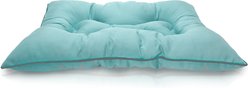 Precious Tails Co-Pilot Waterproof Pillow Cat & Dog Bed, Aqua Gray, Small slide 2 of 7