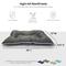 Show in main carousel: Precious Tails Co-Pilot Waterproof Pillow Cat & Dog Bed, Gray White, Large slide 3 of 9