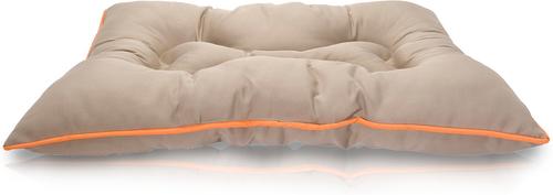 Show full view: Precious Tails Co-Pilot Waterproof Pillow Cat & Dog Bed, Khaki Orange, Medium slide 7 of 10