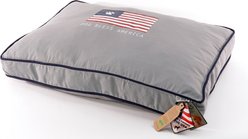 Precious Tails "Dog Bless Ameria" Orthopedic Pillow Cat & Dog Bed with Removable Cover, Gray, Small slide 2 of 8