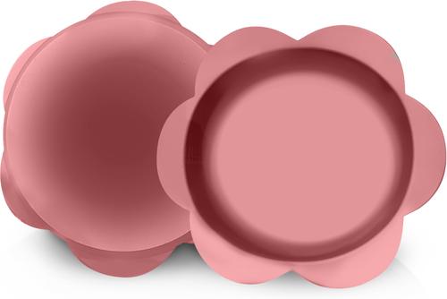 Show full view: Precious Tails Flower Non-Skid Silicone Dog & Cat Bowl, Pink, Small slide 2 of 8