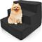 Show in main carousel: Precious Tails High Density Foam 3 Steps Dog & Cat Stairs, Black slide 1 of 10
