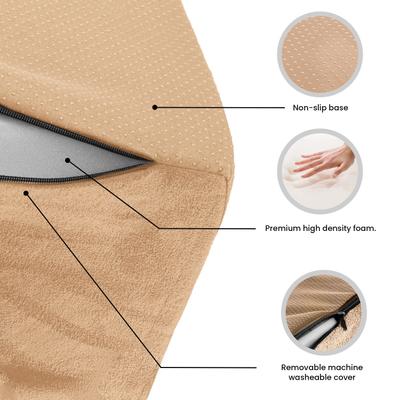 Show full view: Precious Tails High Density Foam 3 Steps Dog & Cat Stairs, Camel slide 3 of 10