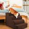 Show in main carousel: Precious Tails High Density Foam Scalloped 4 Steps Dog & Cat Stairs, Brown slide 5 of 10