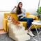 Show in main carousel: Precious Tails High Density Foam Sherpa 4 Steps Dog & Cat Stairs, Camel slide 6 of 8