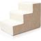 Show in main carousel: Precious Tails High Density Foam Sherpa Top 3 Steps Dog & Cat Stair, Camel slide 7 of 9