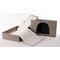 Show in main carousel: Precious Tails Home Base Rectangular 2-Tier Collapsible Cat Cave, Natural slide 5 of 10