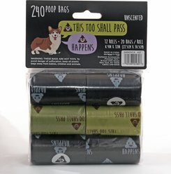 Precious Tails Humorous Pet Poo Unscented Dog Poop Bags, 240 count slide 2 of 5