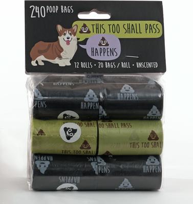 Show full view: Precious Tails Humorous Pet Poo Unscented Dog Poop Bags, 240 count slide 2 of 5