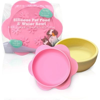 Precious Tails Precious Tails Lilac Non-Skid Silicone Dog & Cat Bowl, Lilac