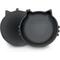 Show in main carousel: Precious Tails Non-Skid Silicone Cat Bowl, Gray, Small slide 2 of 8