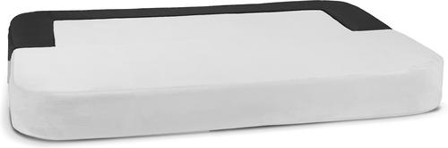 Show full view: Precious Tails Orthopedic Foam Velvet Convertible Sofa Cat & Dog Bed with Removable Cover, Gray, Medium slide 6 of 9