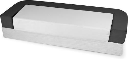 Show full view: Precious Tails Orthopedic Foam Velvet Convertible Sofa Cat & Dog Bed with Removable Cover, Gray, Medium slide 8 of 9