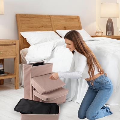 Show full view: Precious Tails Padded 3 Step Pet Storage Foldable Dog & Cat Stairs, Khaki slide 6 of 11