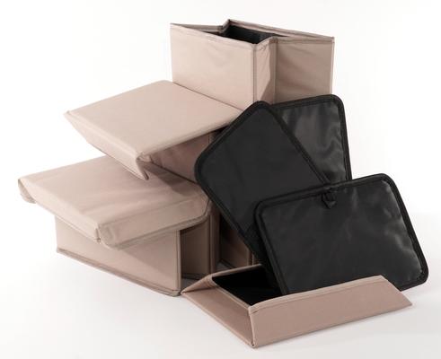 Show full view: Precious Tails Padded 3 Step Pet Storage Foldable Dog & Cat Stairs, Khaki slide 9 of 11