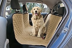 Precious Tails Quilted Car Seat Pet Hammock, Camel