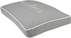 Precious Tails "Reserved" Orthopedic Foam Canvas Pillow Cat & Dog Bed with Removable Cover, Gray, Small slide 2 of 2