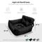 Show in main carousel: Precious Tails Seat Belt Compatible Travel Bolster Cat & Dog Bed, Black, Large slide 2 of 8