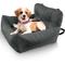 Show in main carousel: Precious Tails Seat Belt Compatible Travel Bolster Cat & Dog Bed, Gray, Large slide 1 of 10