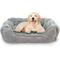 Show in main carousel: Precious Tails Super Plush Corduroy Sherpa Cuddler Dog & Cat Bed, Gray slide 1 of 7