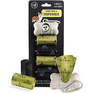 Precious Tails Unscented Dog Poop Bags with Dispenser, 100 count