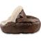 Show in main carousel: Precious Tails Vegan Leather Deep Dish Covered Cat & Dog Bed, Bron, Medium slide 3 of 10