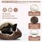 Show in main carousel: Precious Tails Vegan Leather Deep Dish Covered Cat & Dog Bed, Gray, Large slide 9 of 11