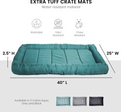 Precious Tails Xtra Tuff Dog Crate Mat, Aqua, Large slide 2 of 9