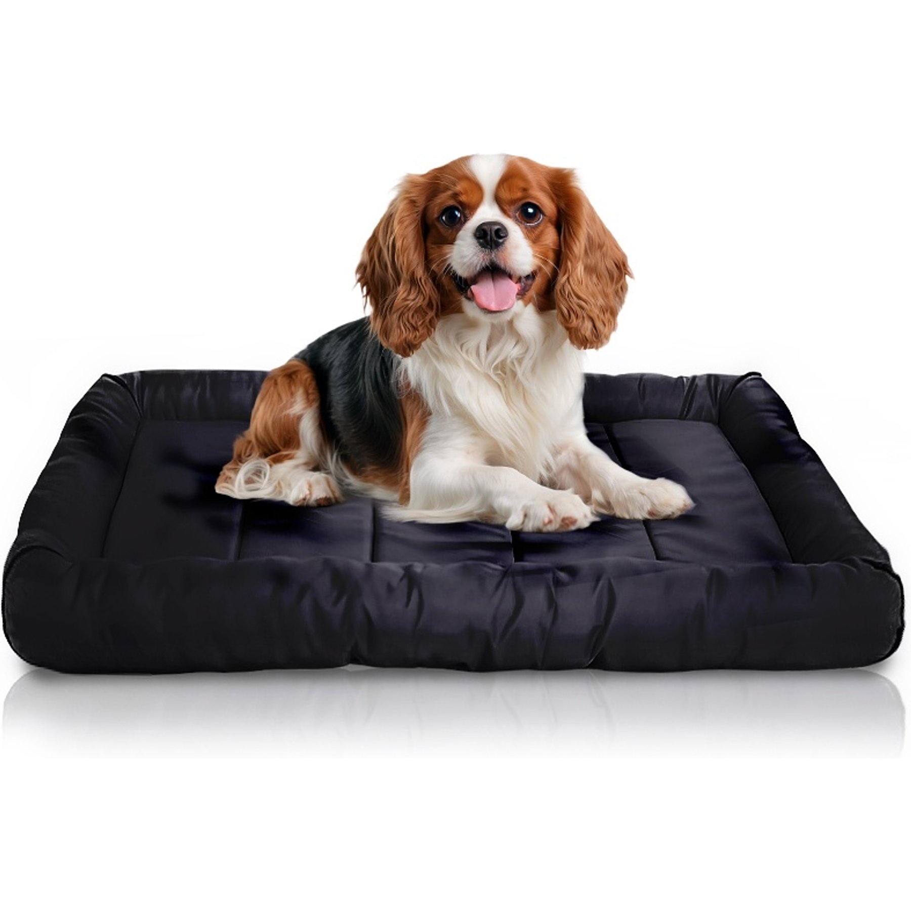 Precious Tails Xtra Tuff Dog Crate Mat, Black, Medium