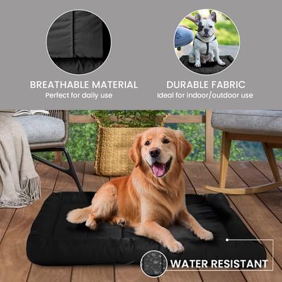 Show full view: Precious Tails Xtra Tuff Dog Crate Mat, Black, Small slide 3 of 9