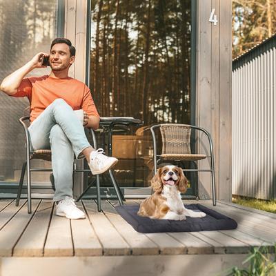 Show full view: Precious Tails Xtra Tuff Dog Crate Mat, Black, Small slide 5 of 9