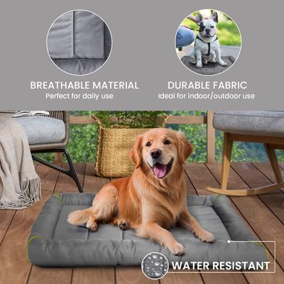 Show full view: Precious Tails Xtra Tuff Dog Crate Mat, Gray, X-Small slide 3 of 10