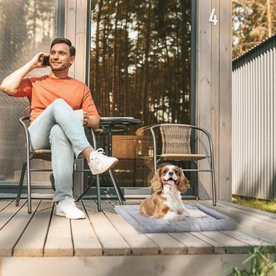 Show full view: Precious Tails Xtra Tuff Dog Crate Mat, Gray, X-Small slide 5 of 10