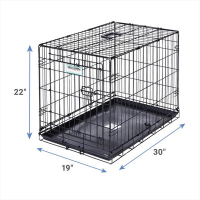 Show full view: Precision Pet Products Provalu Single Door Collapsible Wire Dog Crate, 30 inch slide 3 of 9