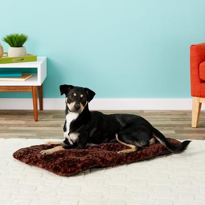 Show full view: Precision Pet Products SnooZZy Cozy Comforter Dog Crate Mat, Chocolate, Intermediate slide 1 of 10