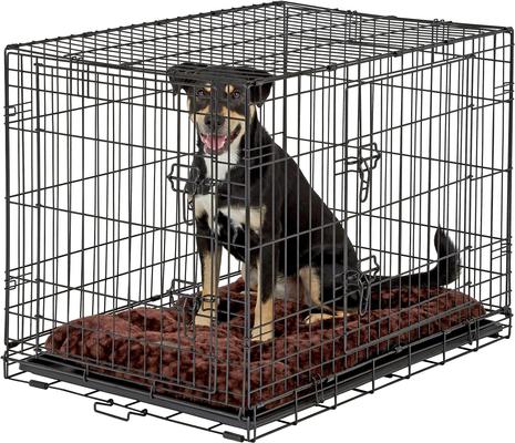 Show full view: Precision Pet Products SnooZZy Cozy Comforter Dog Crate Mat, Chocolate, Intermediate slide 3 of 10