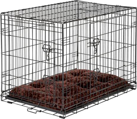 Show full view: Precision Pet Products SnooZZy Cozy Comforter Dog Crate Mat, Chocolate, Intermediate slide 7 of 10
