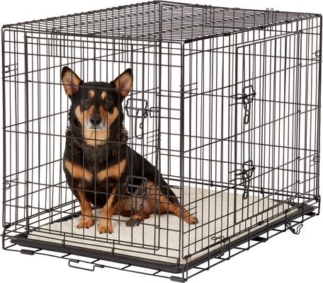 Show full view: Precision Pet Products SnooZZy Sleeper Dog Crate Mat, Natural, Intermediate slide 2 of 8