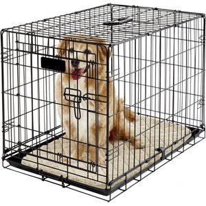 Precision Pet Products SnooZZy Sleeper Dog Crate Mat, Natural, Medium