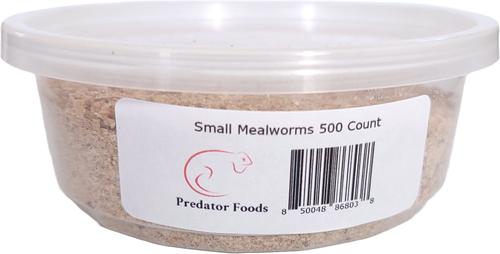 Show full view: Predator Foods Live Mealworms, Small, 500 count slide 1 of 4