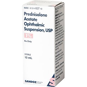 Prednisolone Acetate (Generic) Ophthalmic Suspension 1%, 10-mL