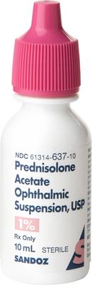 Show full view: Prednisolone Acetate (Generic) Ophthalmic Suspension 1%, 10-mL slide 4 of 7