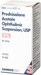 Prednisolone Acetate (Generic) Ophthalmic Suspension 1%, 5-mL
